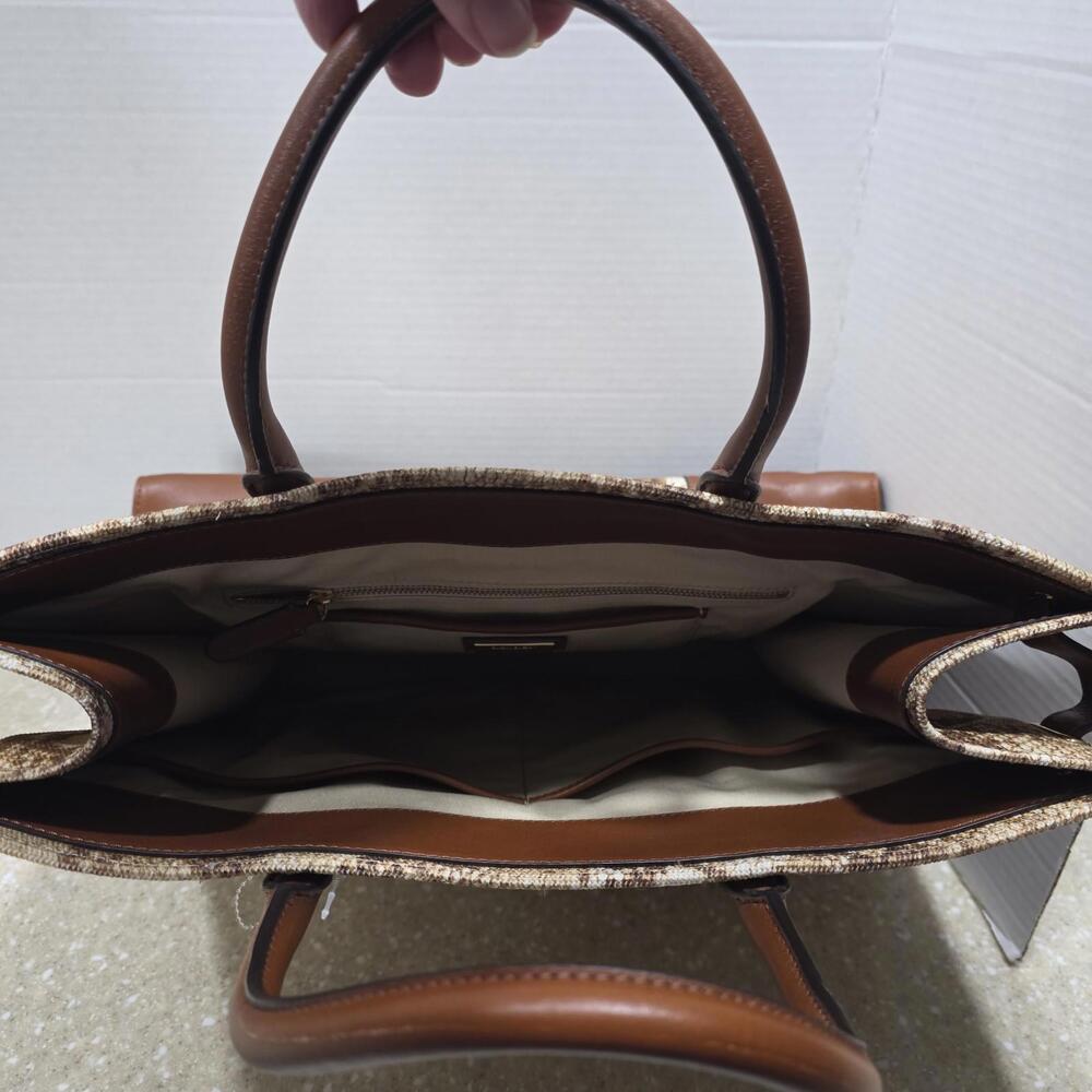 Lauren Ralph Lauren Python-Print Canvas Large Dev… - image 8